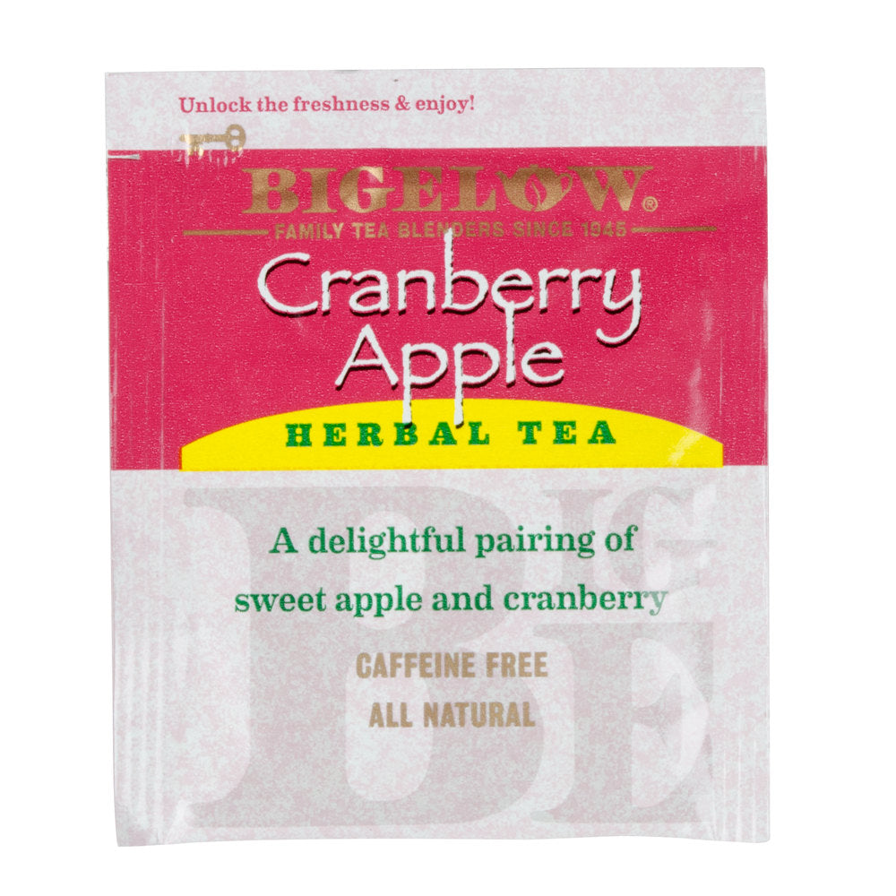 Bigelow Tea Cranberry Apple Herbal Tea 28 CT