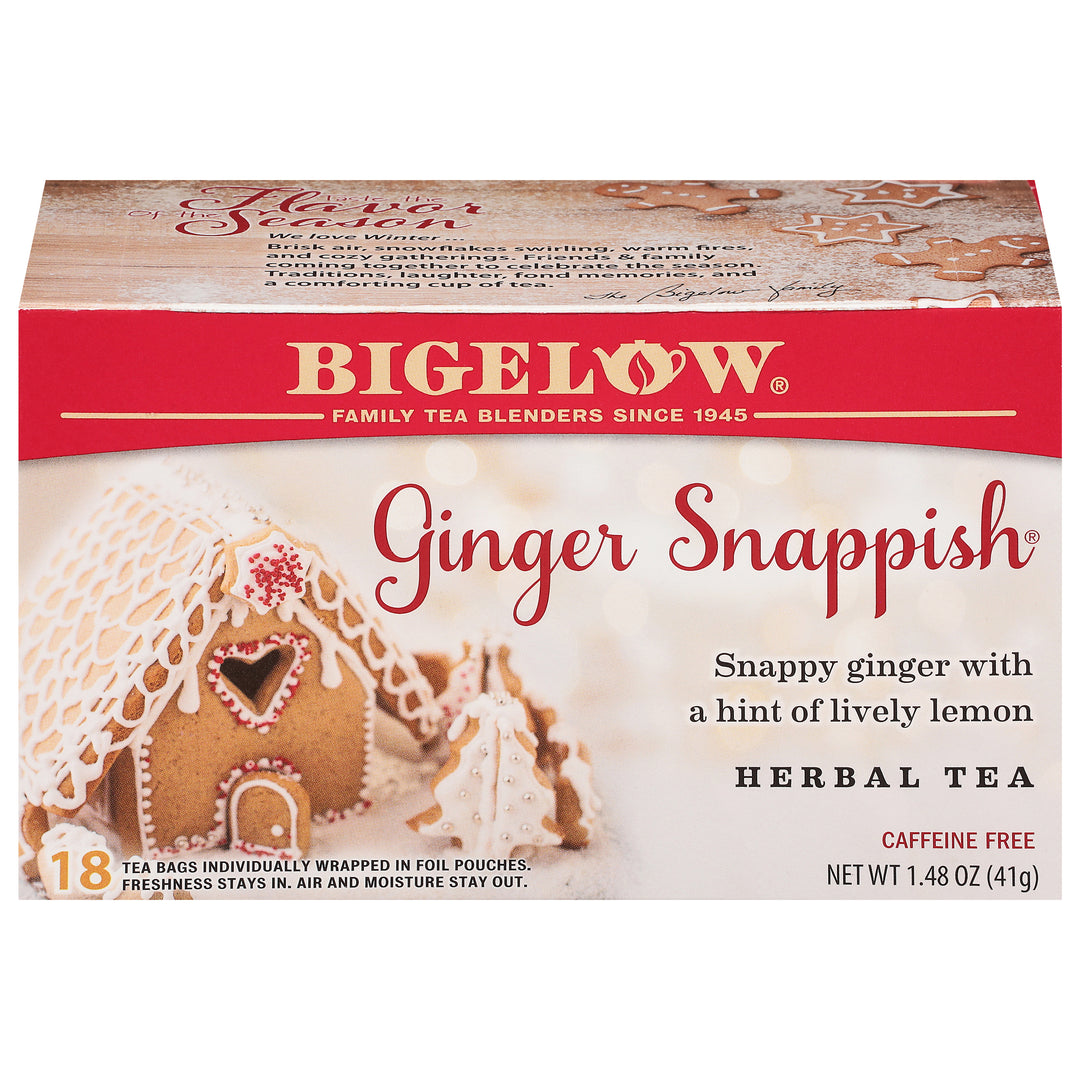 Bigelow Tea Ginger Snappish Herbal Tea 18 CT