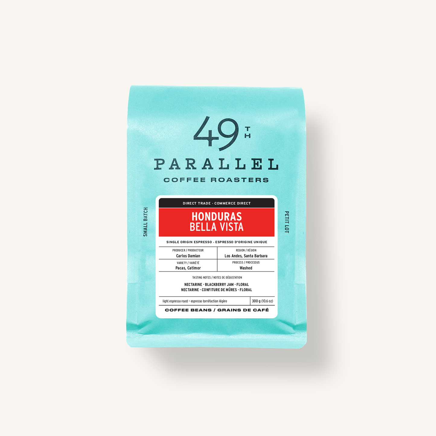 49th Parallel WB Single Origin Honduras Bella Vista 10.6oz (300g)