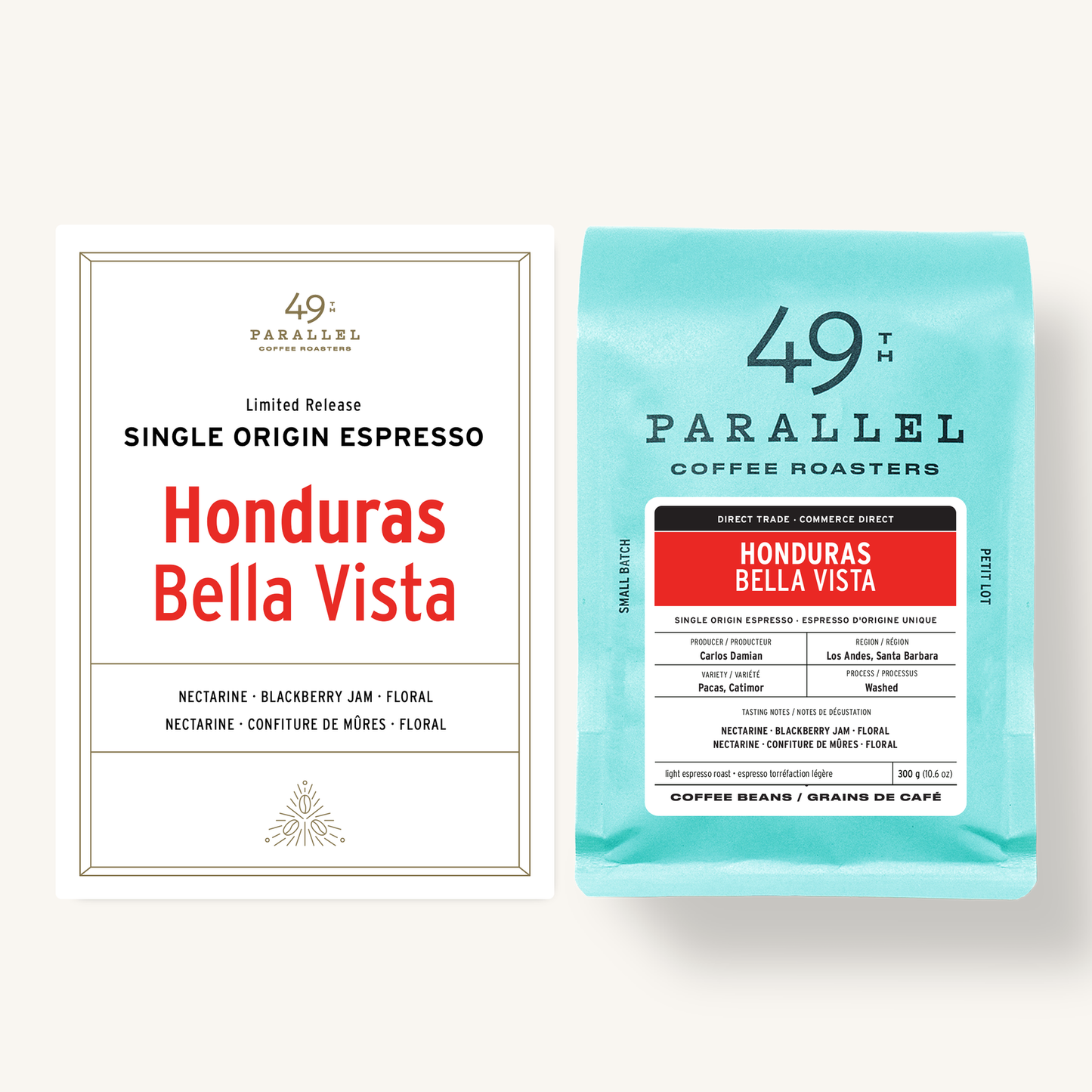 49th Parallel WB Single Origin Honduras Bella Vista 10.6oz (300g)
