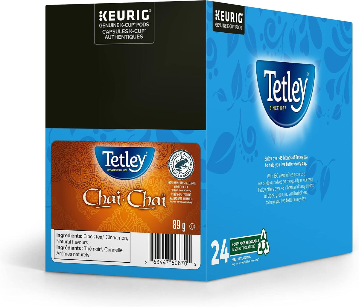 Tetley Tea Chai 24 CT
