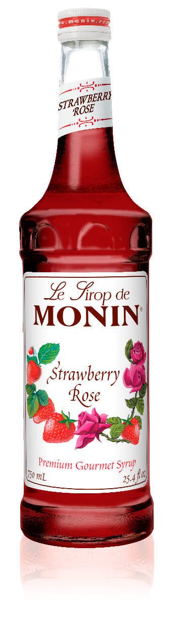 Monin Mini Syrup Strawberry Rose 50ml