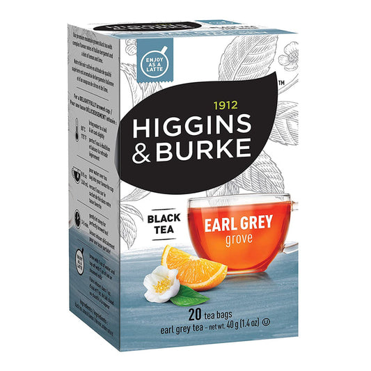 Higgins & Burke Tea Bags Earl Grey Grove 20 CT