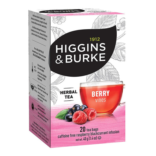 Higgins & Burke Tea Bags Berry Vines 20 CT