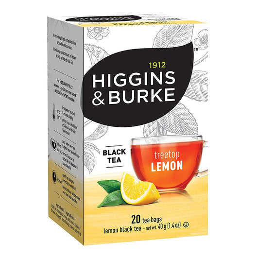 Higgins & Burke Tea Bags Treetop Lemon 20 CT