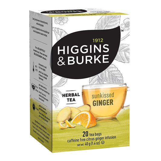 Higgins & Burke Tea Bags Sunkissed Ginger 20 CT