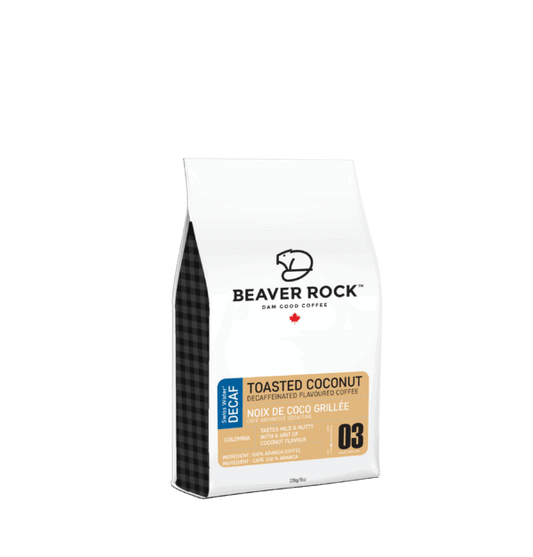 Beaver Rock WB Flavour Toasted Coconut Decaf 8oz (227g)