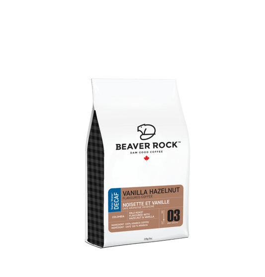 Beaver Rock WB Flavour Vanilla Hazelnut Decaf 8oz (227g)