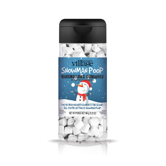 Gourmet Du Village Hot Chocolate Marshmallow Topping- Snowman Poop