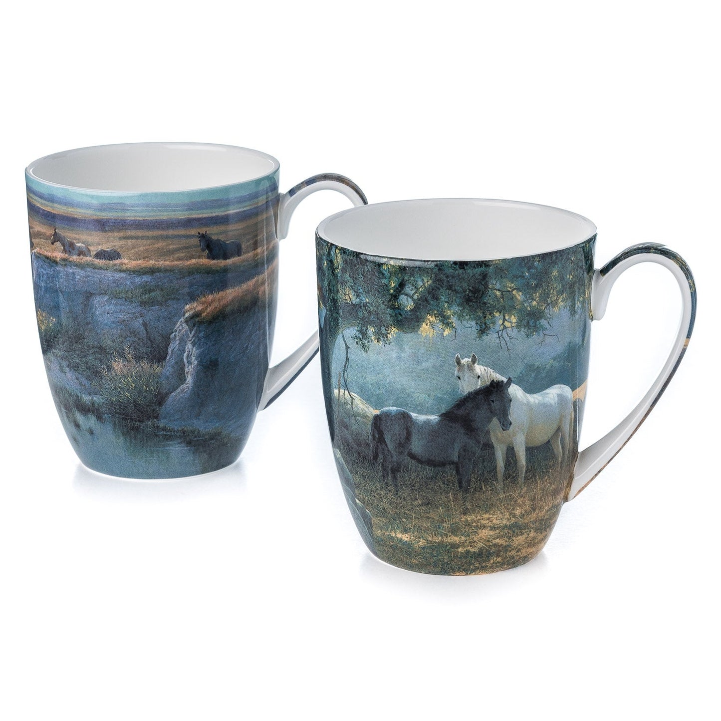 McIntosh 2 Mug Set - Robert Bateman - Horses