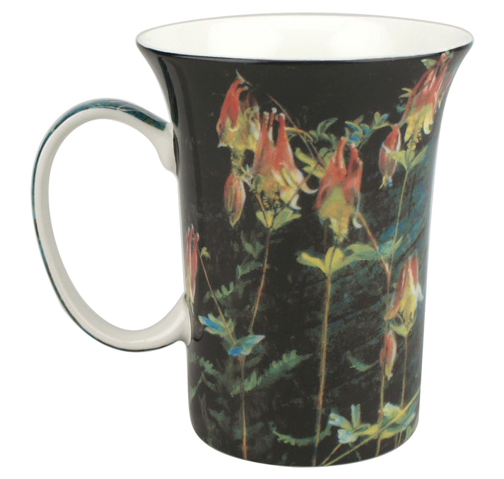 McIntosh Crest Mug - Bateman - Ruby-Throat and Columbine