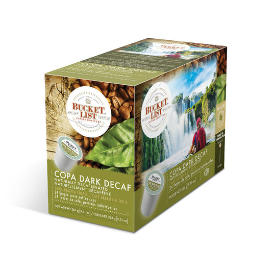 Bucket List Copa Dark Decaf 24 CT