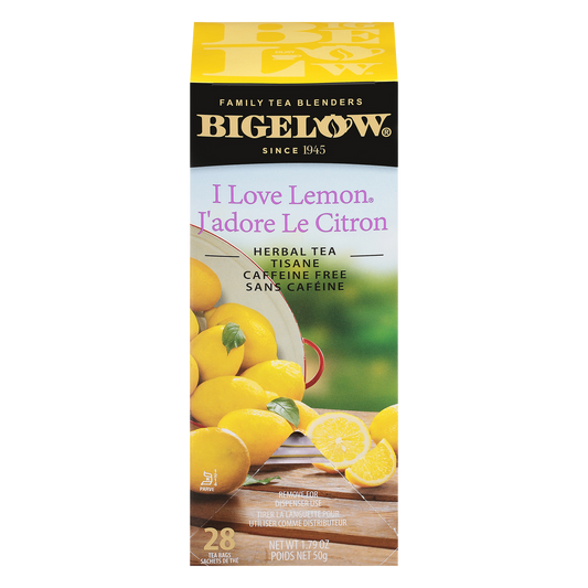 Bigelow Tea I Love Lemon Herbal Tea 28 CT