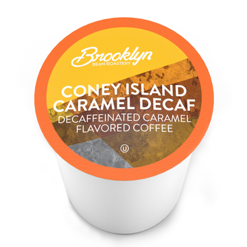 Brooklyn Bean Coffee Coney Island Caramel Decaf 40 CT