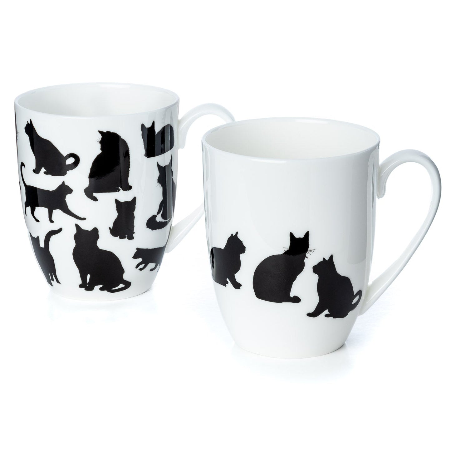 McIntosh 2 Mug Set - Cat Silhouette