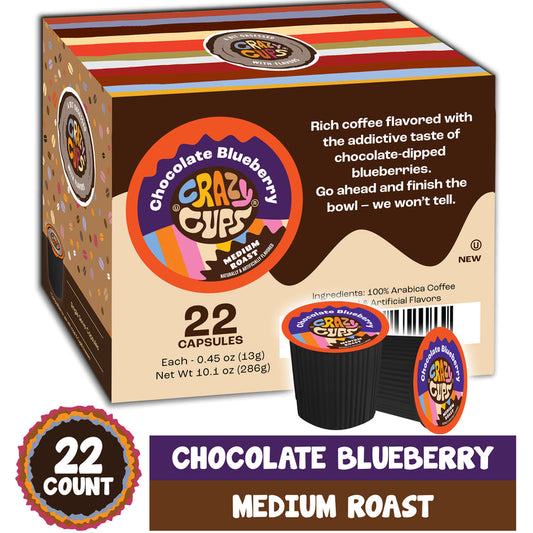 Crazy Cups Chocolate Blueberry 22 CT