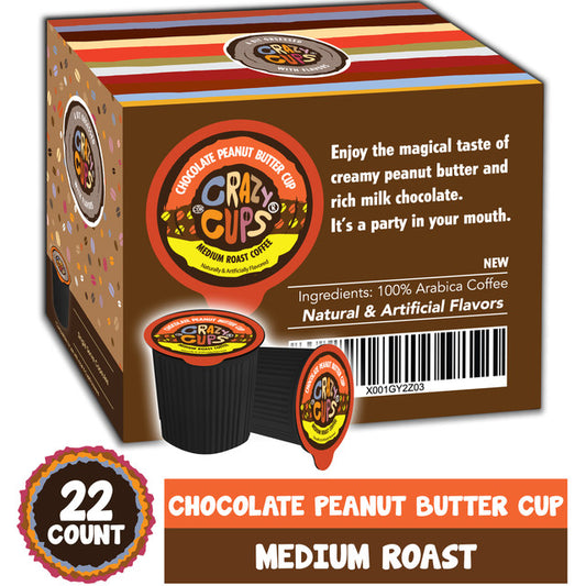 Crazy Cups Chocolate Peanut Butter Cup 22 CT