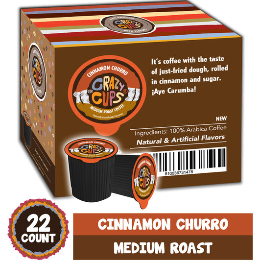 Crazy Cups Cinnamon Churro 22 CT