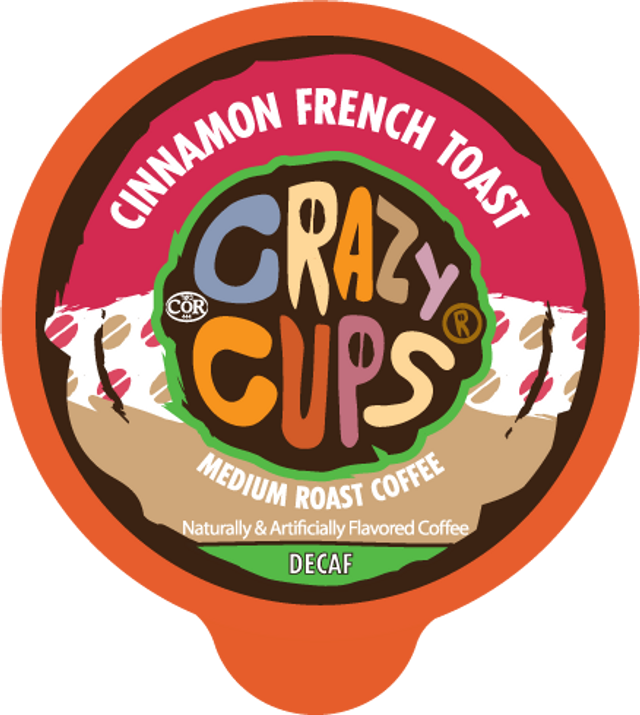 Crazy Cups Decaf Cinnamon French Toast 22 CT