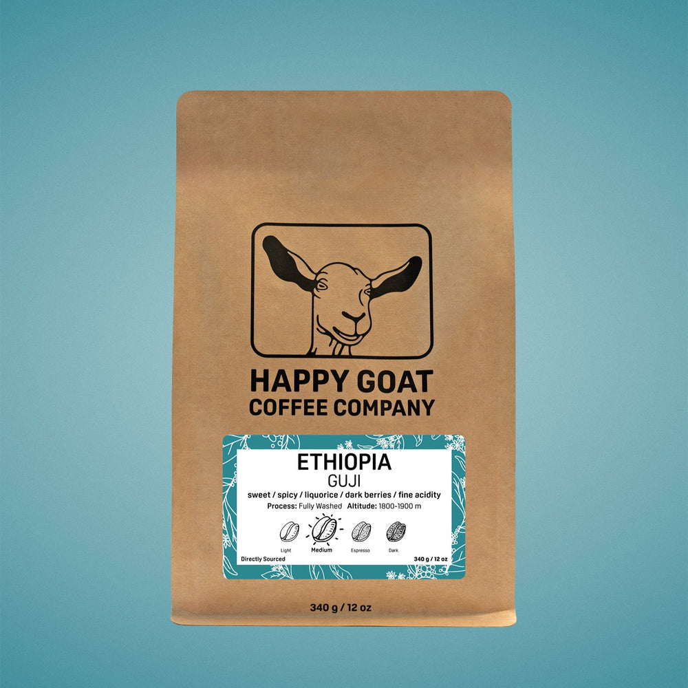 Happy Goat Coffee Company WB Ethiopia Guji 12oz (340g)