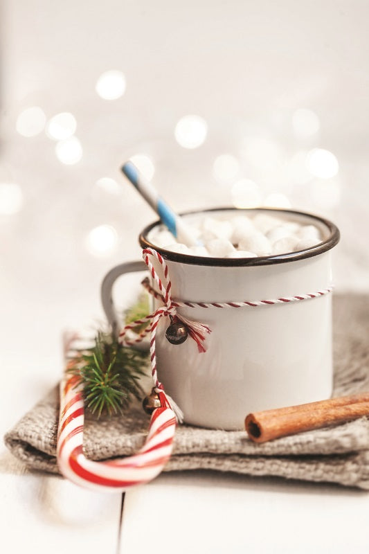 Gourmet Du Village Hot Chocolate - Festive - Snowman (White Candy Cane)