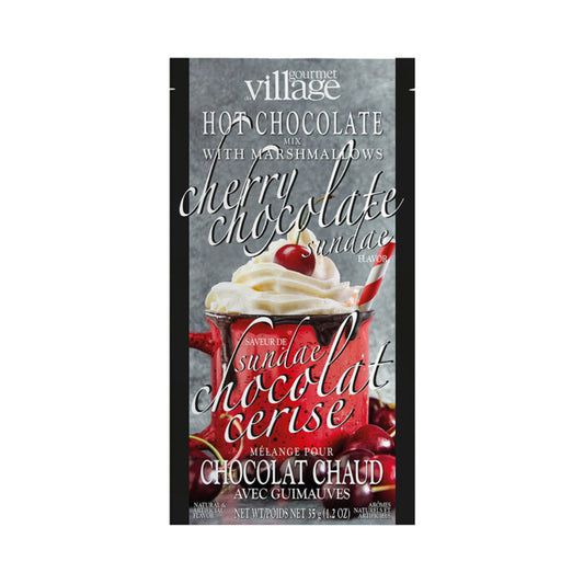 Gourmet Du Village Hot Chocolate - Dessert - Cherry Chocolate Sundae