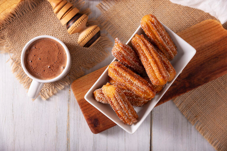 Gourmet Du Village Hot Chocolate - Dessert - Churro