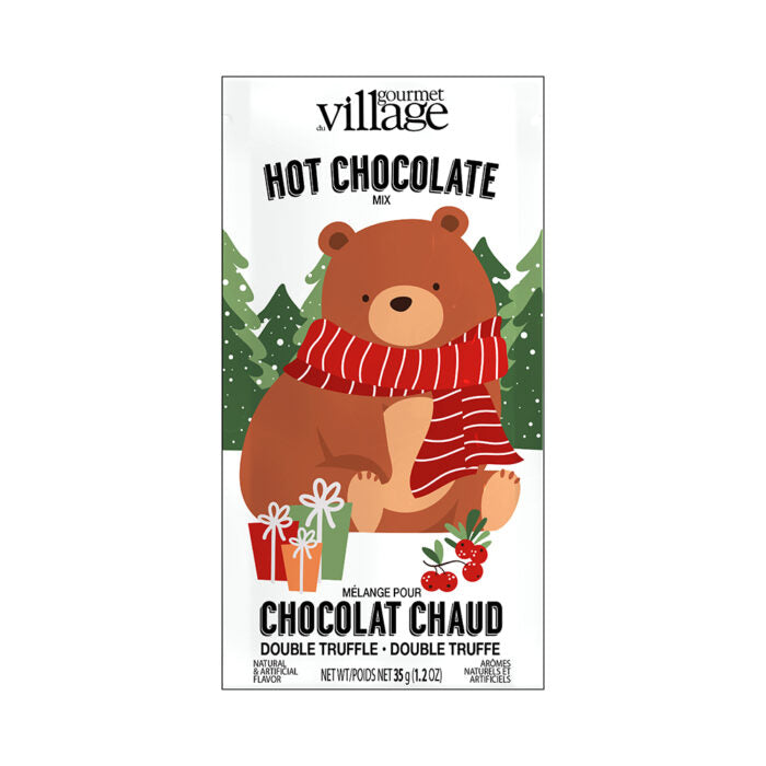 Gourmet Du Village Hot Chocolate - Festive - Festive Bear