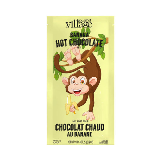 Gourmet Du Village Hot Chocolate - Whimsical - Monkey (Banana)
