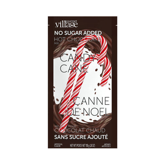 Gourmet Du Village Hot Chocolate - No Sugar Added - Candy Cane