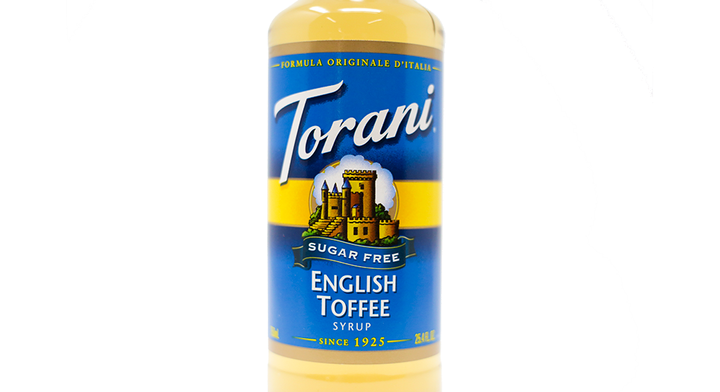 Torani Sugar Free Syrup English Toffee 750ml