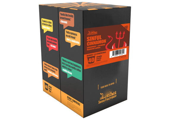 Java Factory Sinful Cinnamon 40 CT