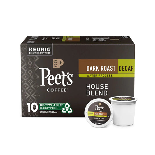 Peets House Blend Decaf 10 CT