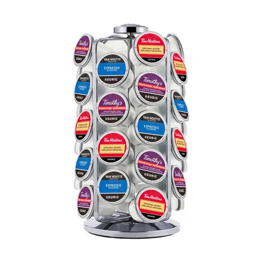 Keurig Solutions 36 Count Coffee Pod Carousel, Chrome