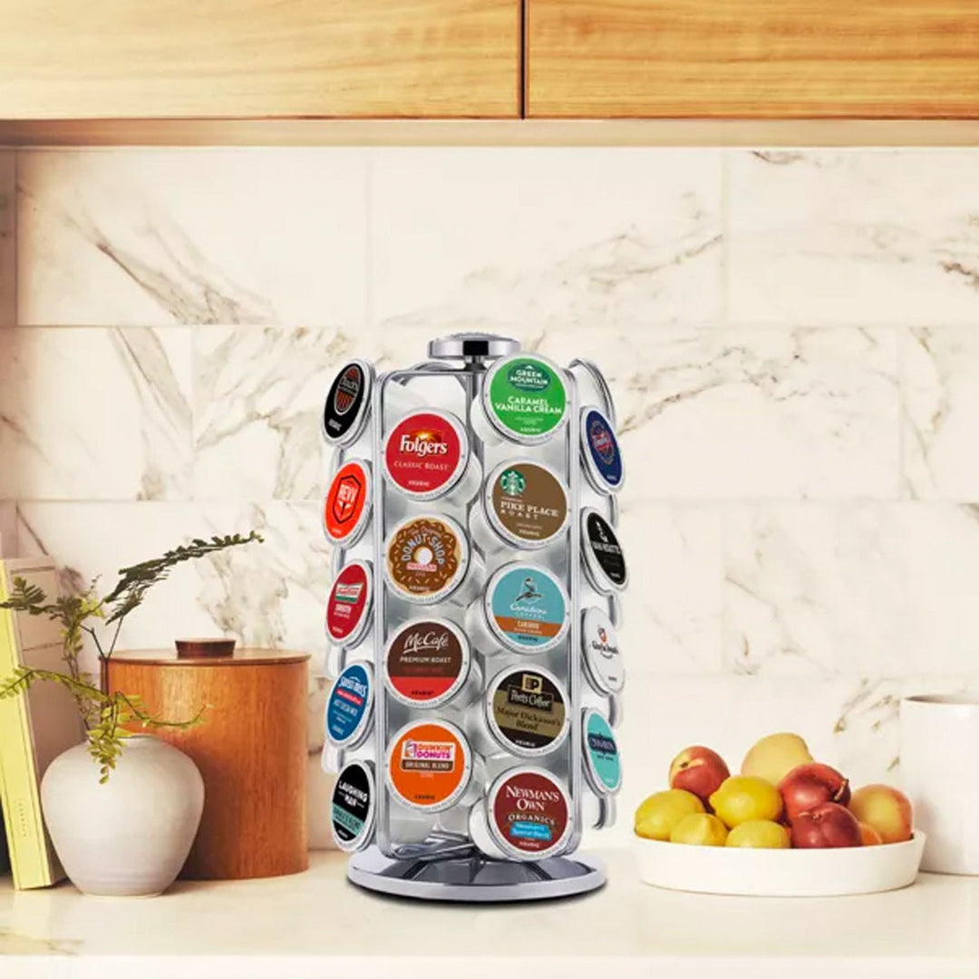 Keurig Solutions 36 Count Coffee Pod Carousel, Chrome