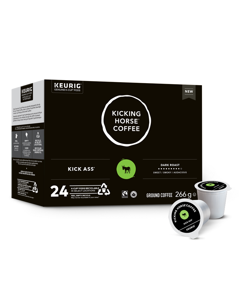 Kicking Horse Kick Ass Dark Roast 24 CT