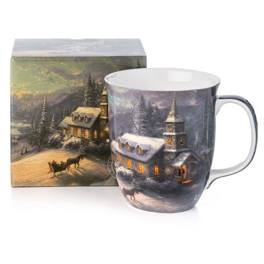 McIntosh Java Mug - Thomas Kinkade - Sunday Evening Sleigh Ride