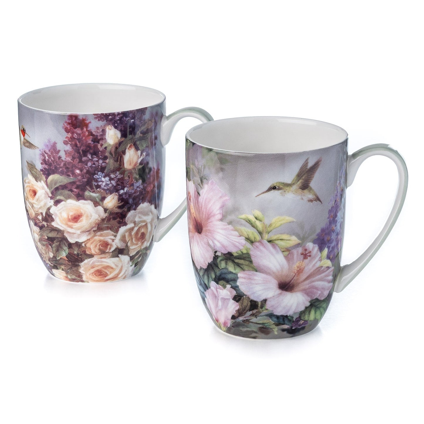 McIntosh 2 Mug Set - Lena Liu - Hummingbirds