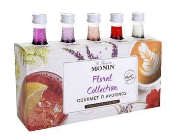 Monin Mini Sample Collection - Floral Syrup Pack 5 X 50ml