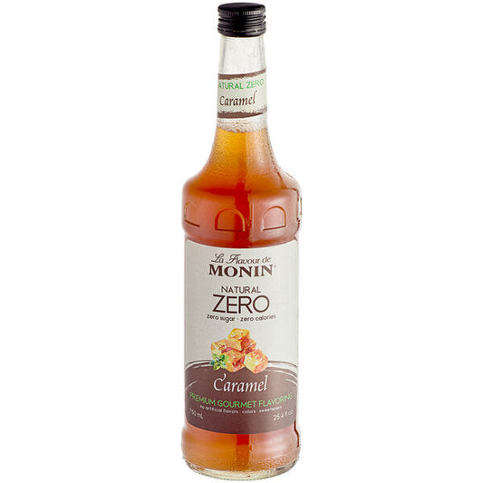 Monin Natural Zero Syrup Caramel 750ml