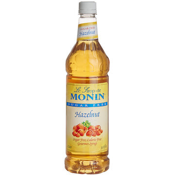 Monin Sugar Free Syrup Hazelnut 1L
