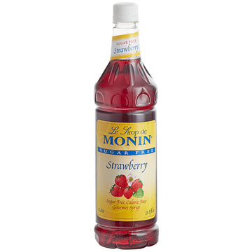 Monin Sugar Free Syrup Strawberry 1L