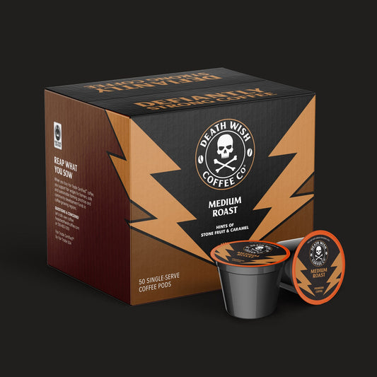 Death Wish Medium Roast 50 CT
