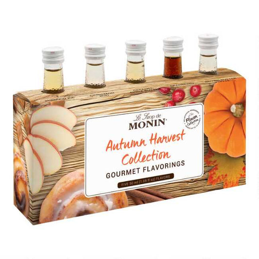 Monin Mini Sample Collection - Autumn Harvest Syrup Pack 5 X 50ml