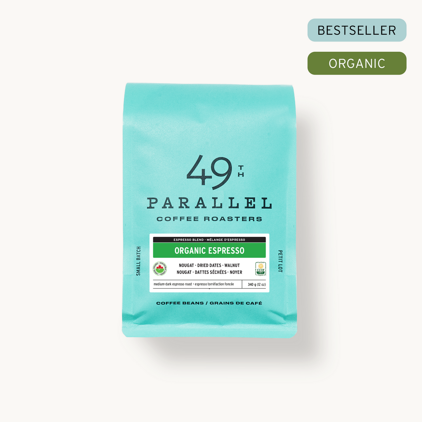 49th Parallel WB Organic Espresso 12oz (340g)