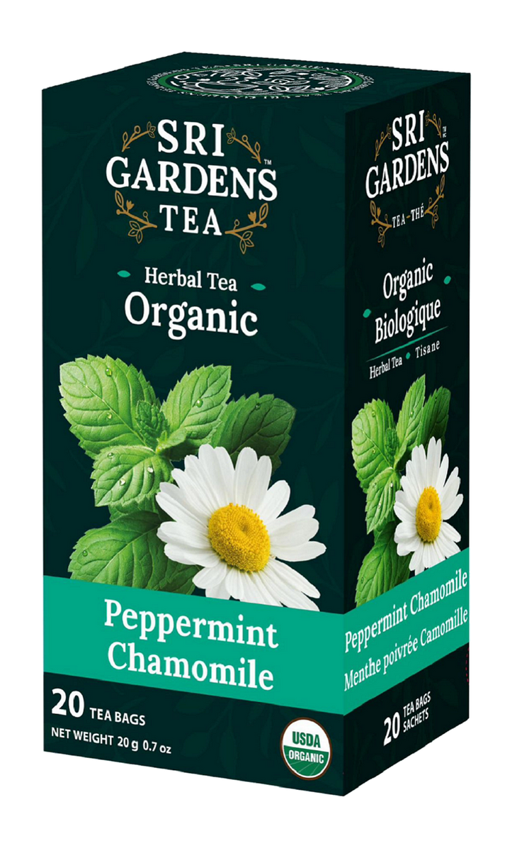 Sri Gardens Organic Peppermint Chamomile Tea 20 CT