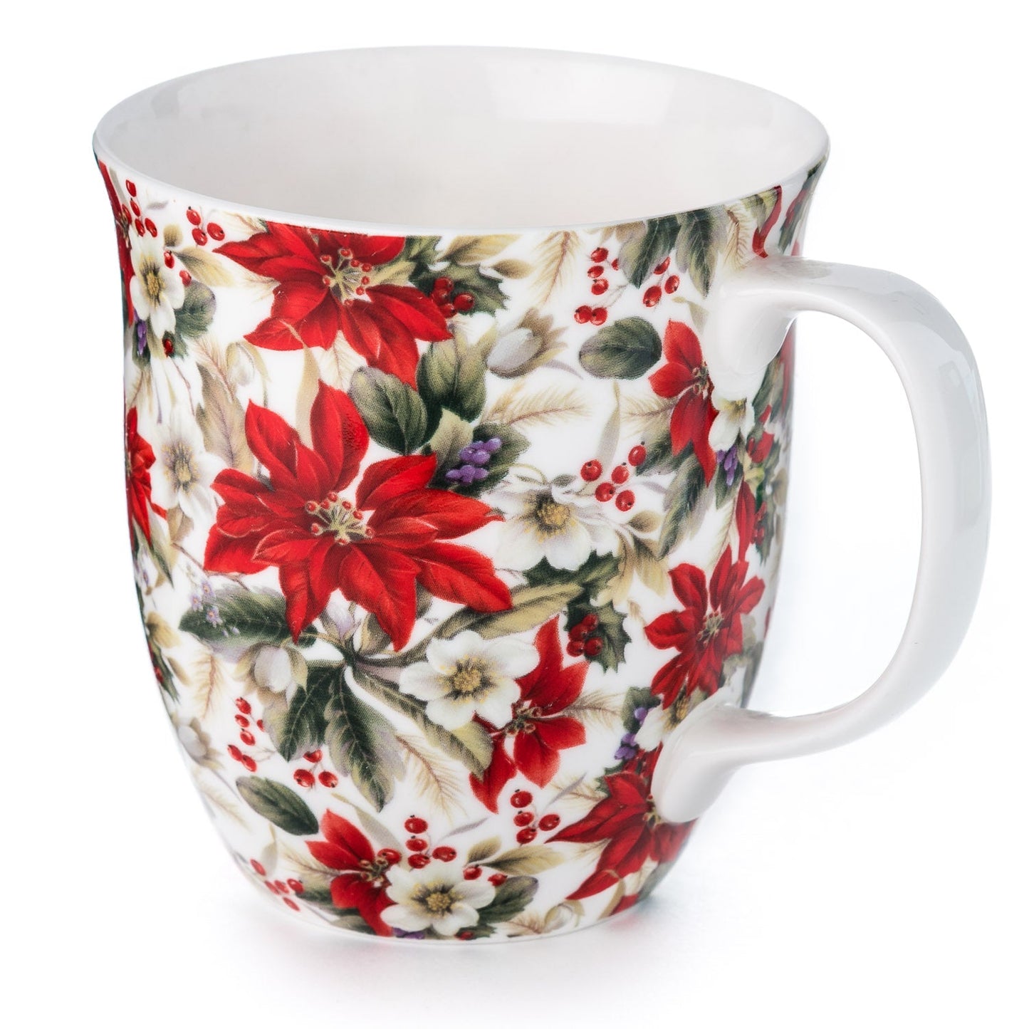 McIntosh Java Mug - Pretty Chintzy - Poinsettia
