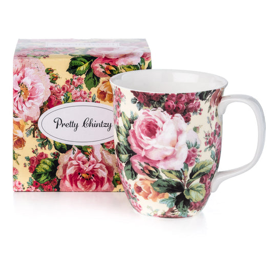 McIntosh Java Mug - Pretty Chintzy - Rose Bouquet
