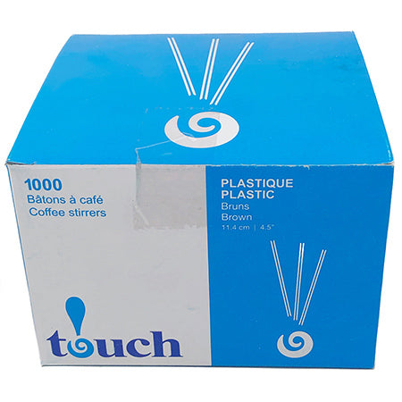 Touch Coffee Stir Stick - 6.0", 1000 CT Brown