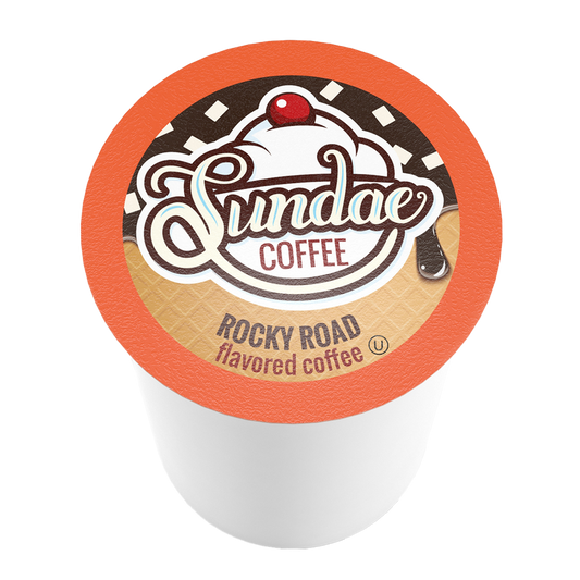 Sundae Coffee Ice Cream Flavoured Rocky Road 48 CT